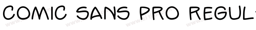 Comic Sans Pro Regul字体转换